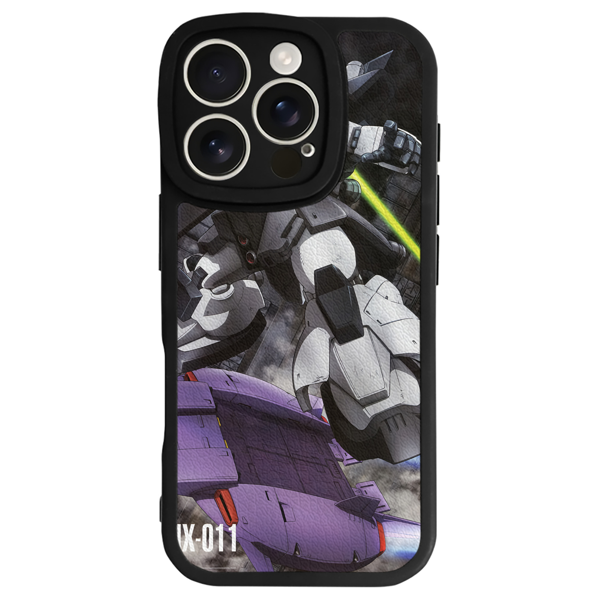 （画像用） 機動戦士ガンダム Mobile Suit Gundam 【iPhone 16シリーズ対応】シリコンスマホケース（レザー調） 材質：シリコン